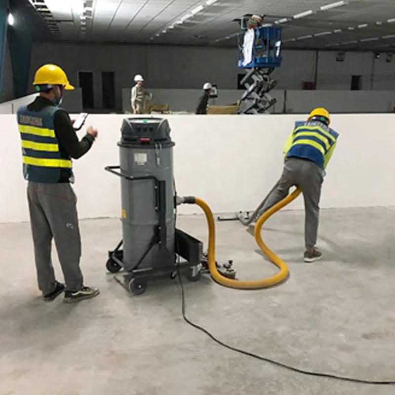 factory 110 V 220 V wet or dry jet HEPA filter concrete floor grinding polishing industrial dust control collector extractor