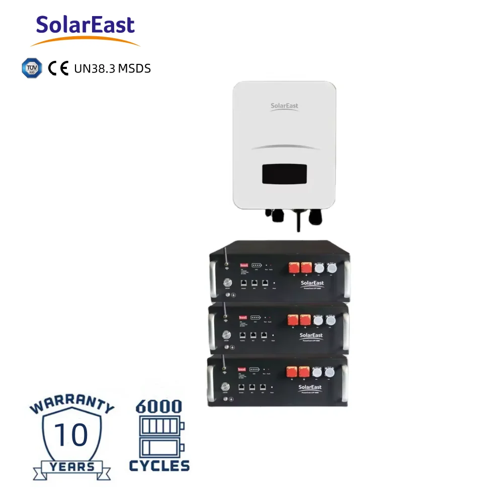 SolarEast 10kw 15kw 20kw hybrid inverter 3Phase On-Grid with Energy Storage