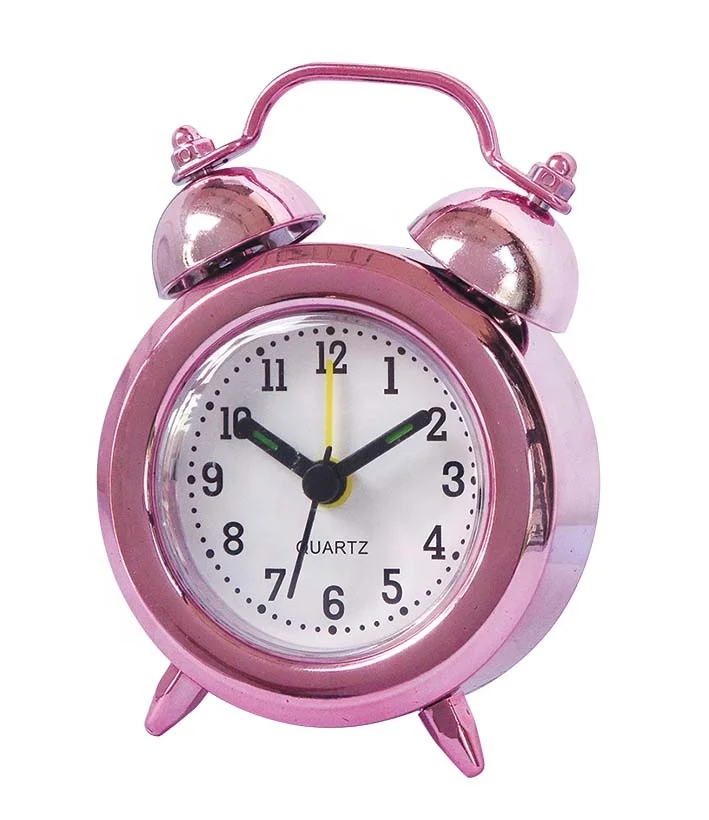 Children Clock Small Promotion Gift Mini Pretty Plastic Lens Cheap Alarm Clock for Kids