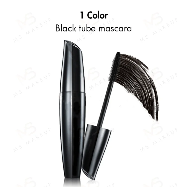 Makeup Organic 3d Fiber Thicker Makeup Eyelashes Waterproof Private Label Container Extension Lengthening Black Tube Mascara
