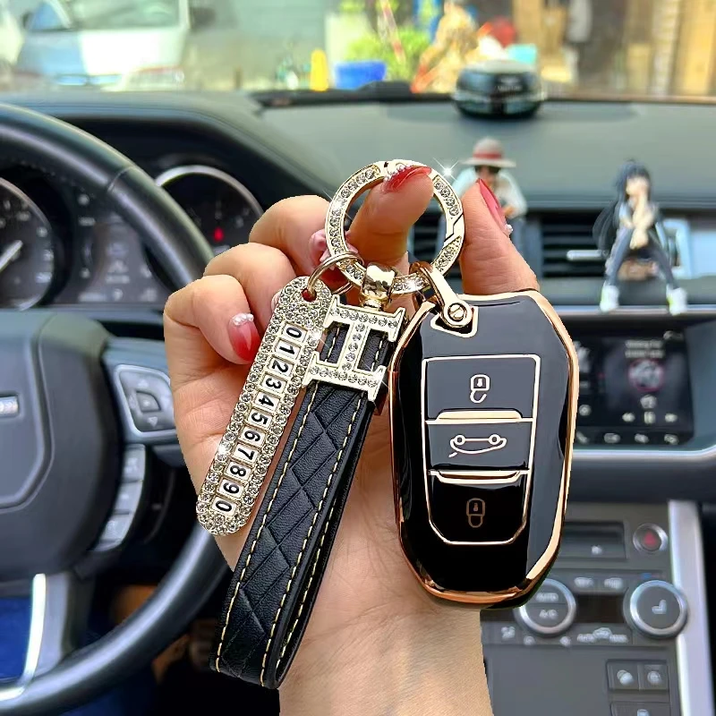 Free Sample Remote Car Key Replacement Case For Peugeot 508 208 2008 308 3008 5008 Citroen C3 C4 C4L 2/3/4 Buttons HU83/VA2