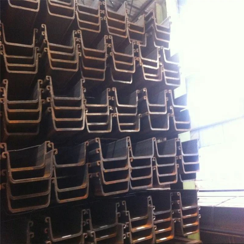 Стальной материал, U-образный горячекатаный лист Larssen для контроля наводнения