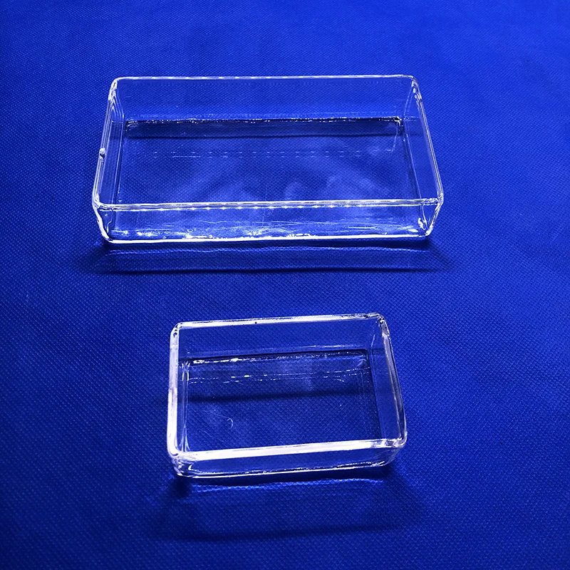 High Quality Clear Quartz Container quartz furnace boats quartz boat for semicomductor