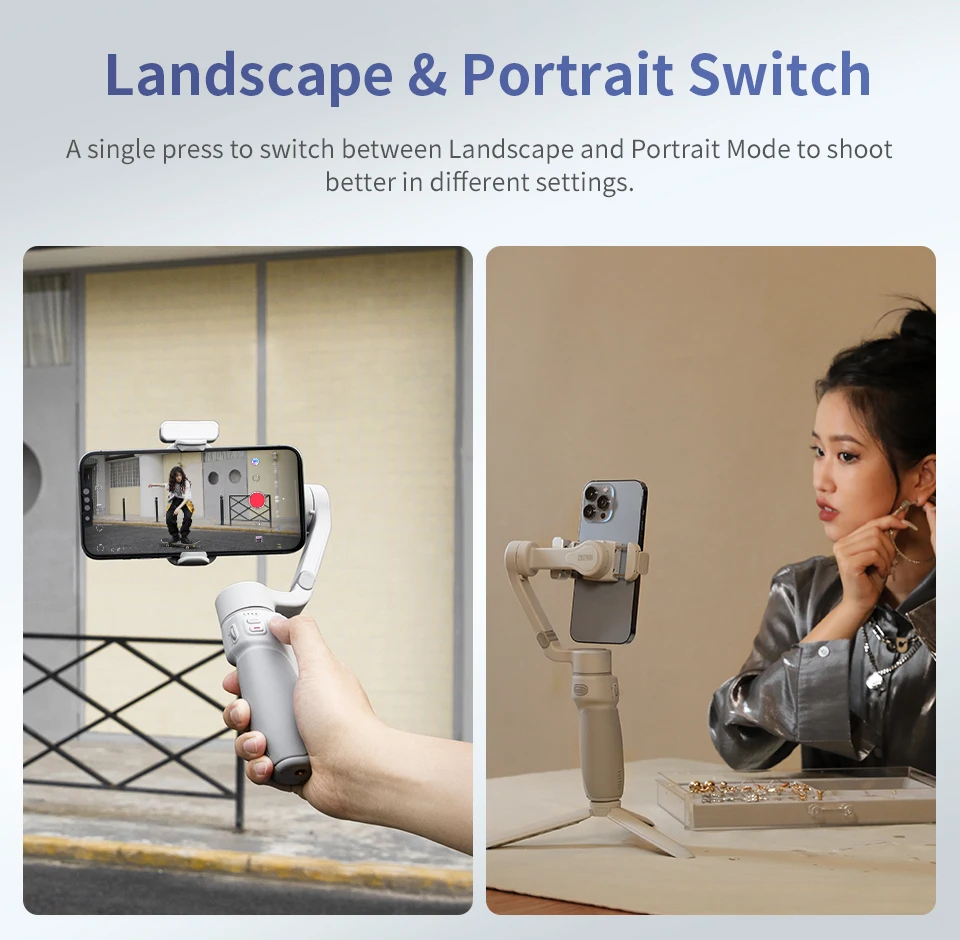 ZHIYUN Smooth Q4 Smartphone Gimbal 3-Axis Handheld Stabilizer Phone Gimbals for iPhone 13 pro max/HUAWEI/Samsung/Xiaomi