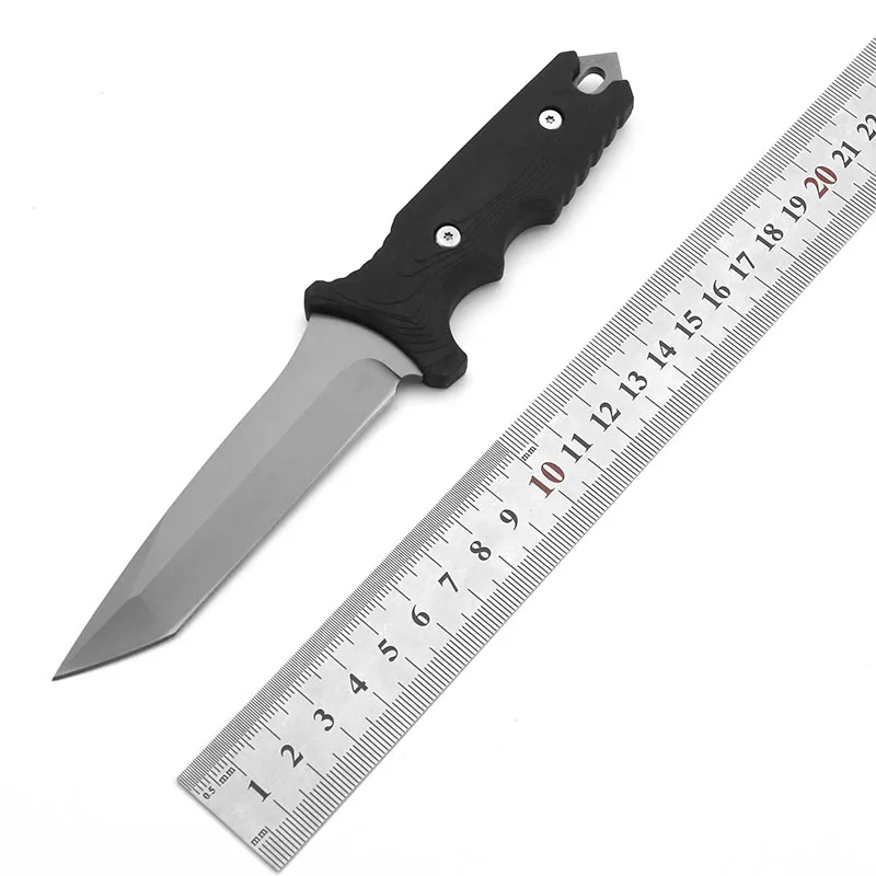 STRONGARM CAMP FIXED BLADE KNIVES Outdoor EDC Straight Knife Tactical Survival Camping Fishing hunting Knife Rubber Handle