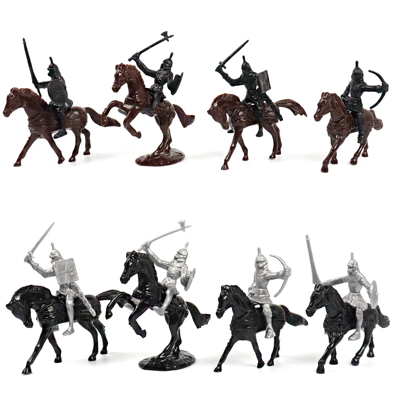 High Quality Custom 28pcs Roman Toy Soldiers Mini Army Play Set Plastic Action Toy Figures