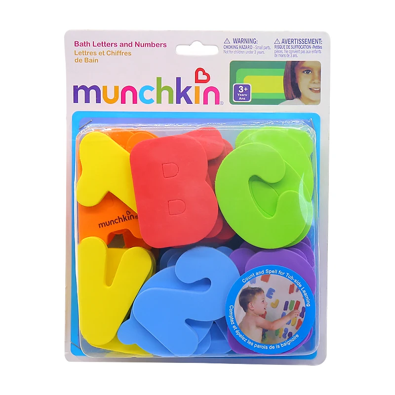 2021 Number letters 36 pieces EVA foam baby bathroom toys non-toxic tasteless bath early education letter stickers children