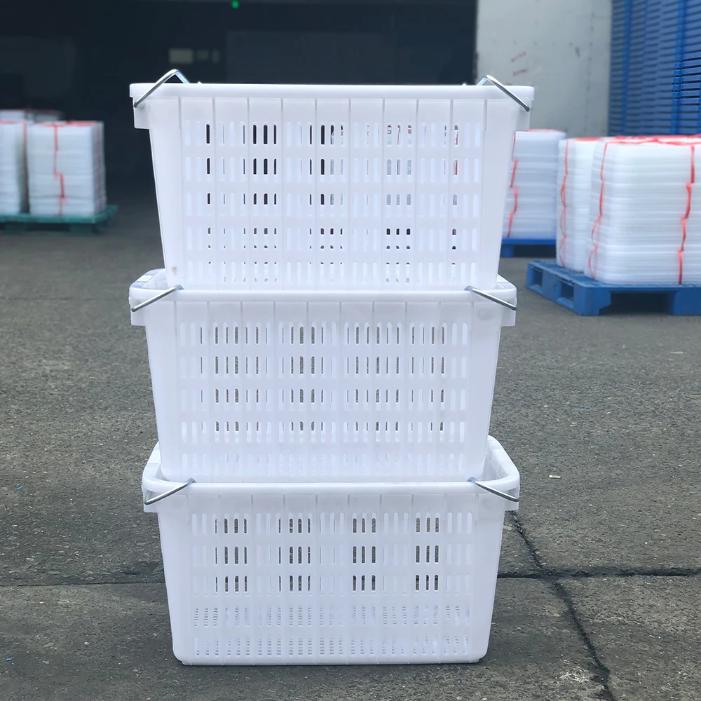 Linhui Pe Manufacturer Eco-Friendly Eco-Friendly Food Grade Plastic Bread Crates Used