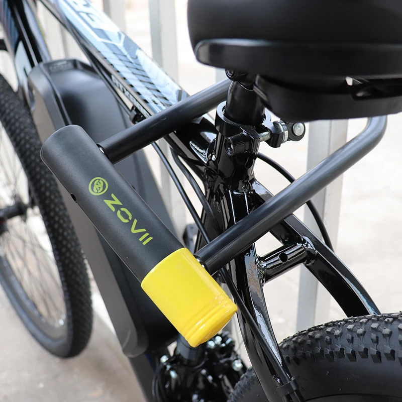 Manufacture Wholesales Anti Theft U Lock Bicycle Corrosion Resistance Bicycle Safety Lock Siren Alarm Lock