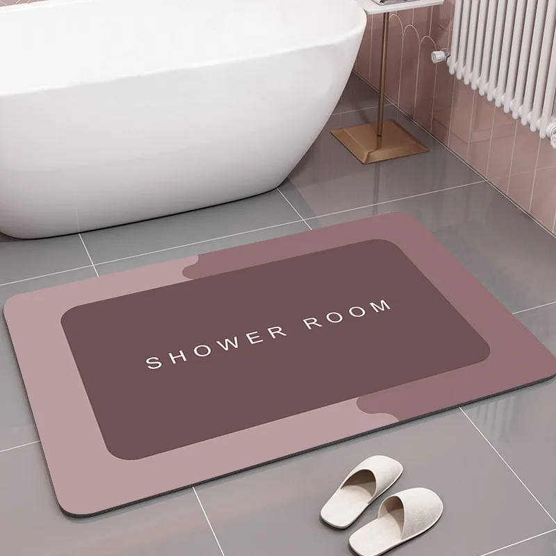 Quick-Drying Water Absorbent Non-Slip Doormat Dirt-Resistant Bathroom Mats Kitchen mats