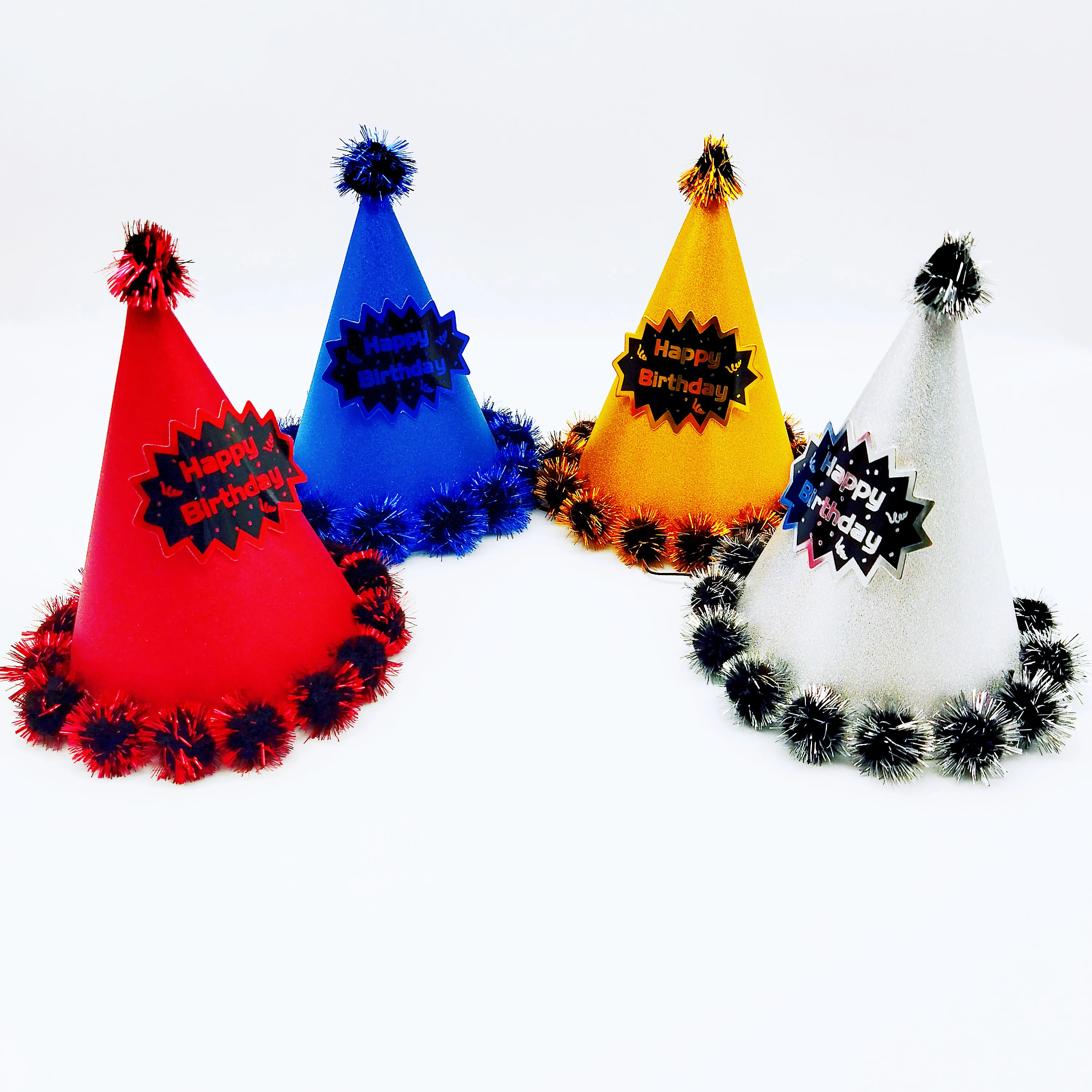 New Factory Direct Sales For Birthday Party Multi Colors birthday Party Hats