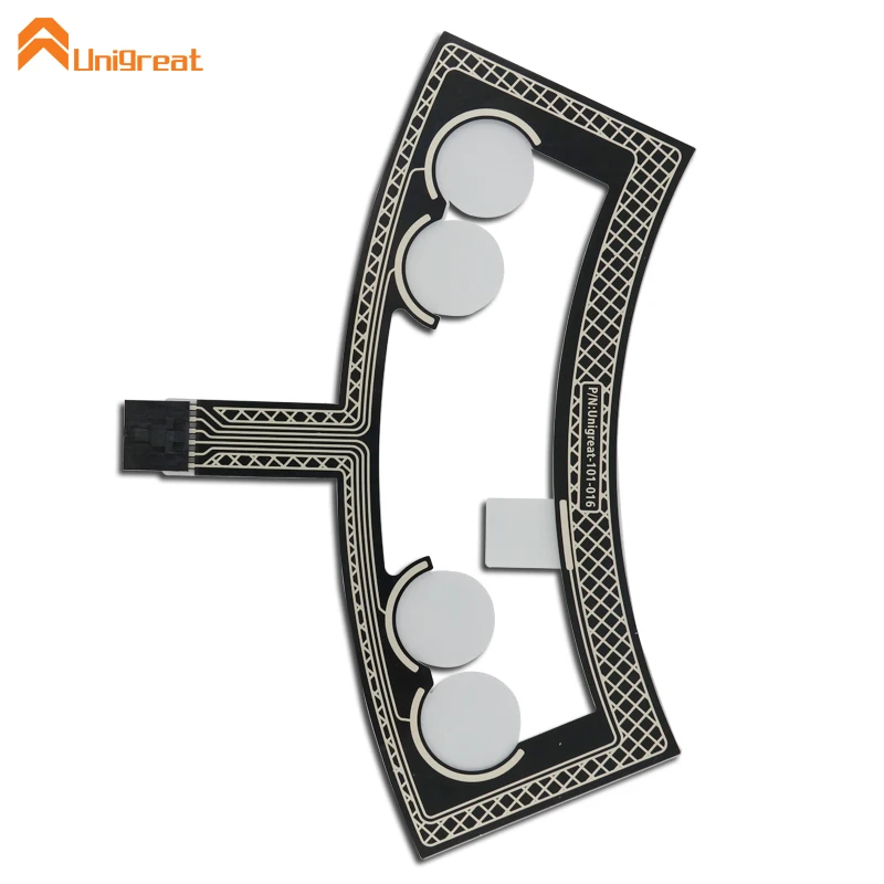 
For home appliances medical apparatus and instruments use Transparent capacitive touch panel switch 