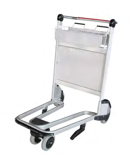 Airport trolley with break Aluminum/stainess steel luggage cart