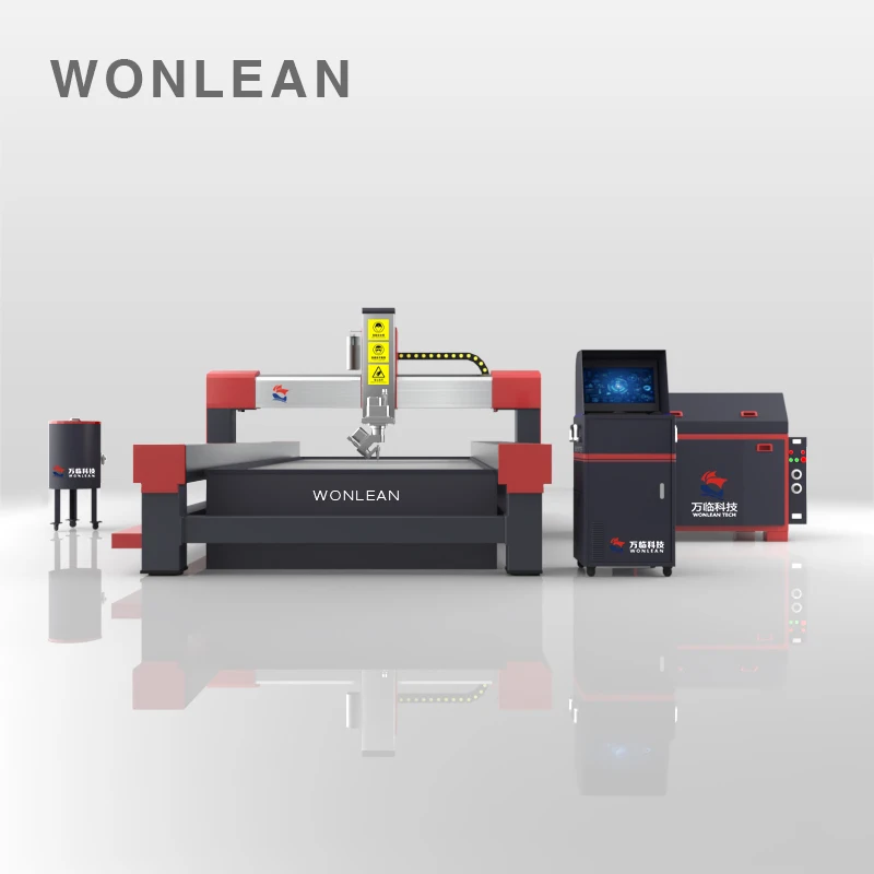 high pressure abrasive waterjet cut machine used waterjet cutting machine