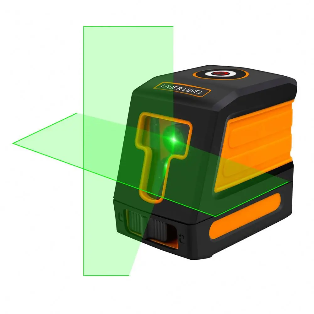 Mini 2 Lines Horizontal and Vertical Cross Line green beams   lazer nivil  laser level