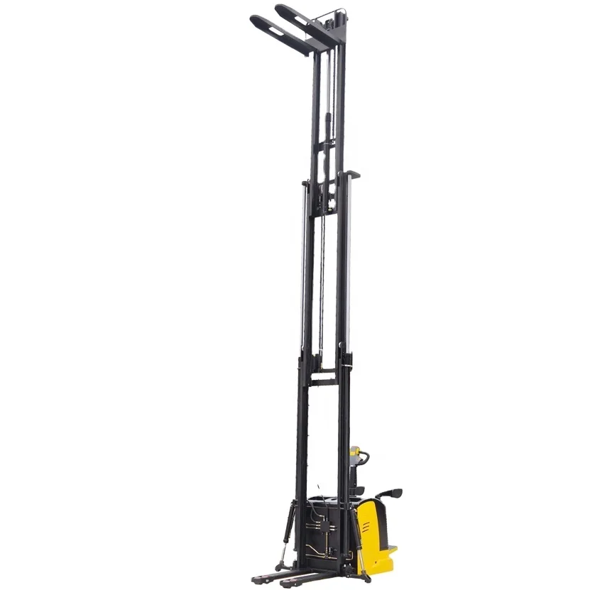 Xilin Heavy Duty High Lift Stand on Pallet Forklift 2000kg 2 Ton Electric Rider Stacker