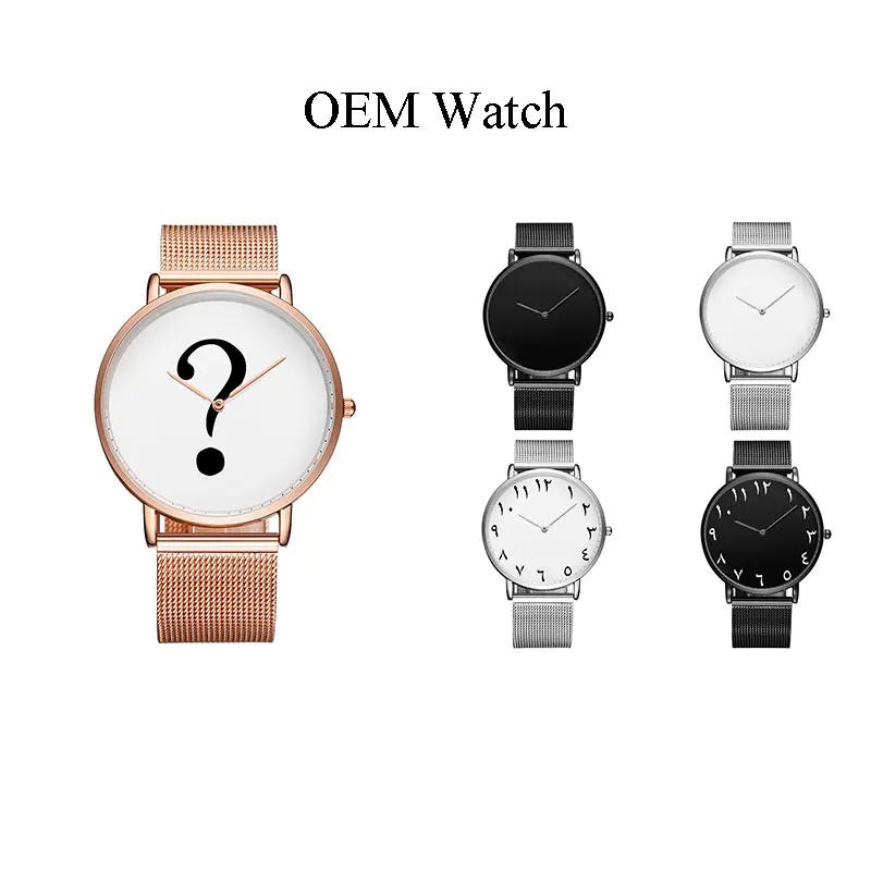 LangChi Illustration Watches Blank Dial Sublimation Watches Custom Made Printing Watch