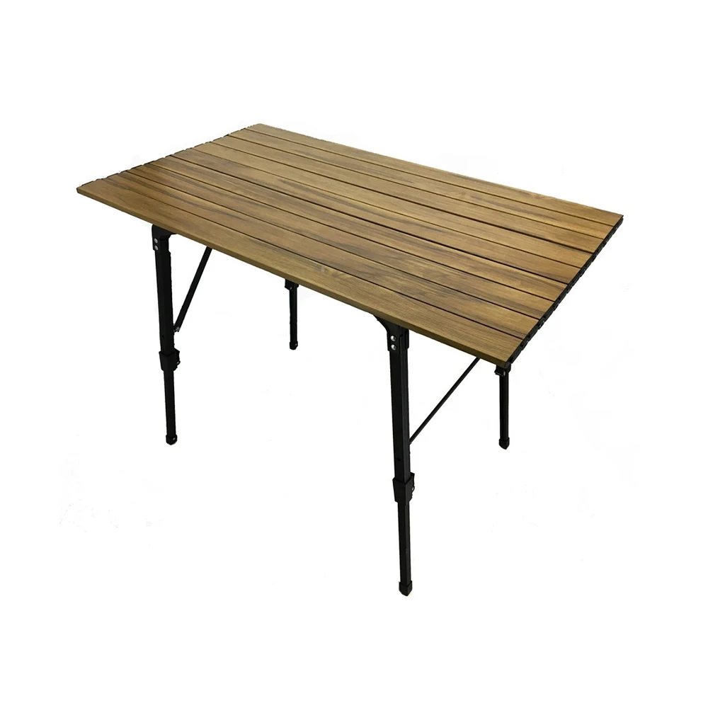 YILU портативный походный стол для пикника Регулируемый кемпинг алюминиевый складной стол