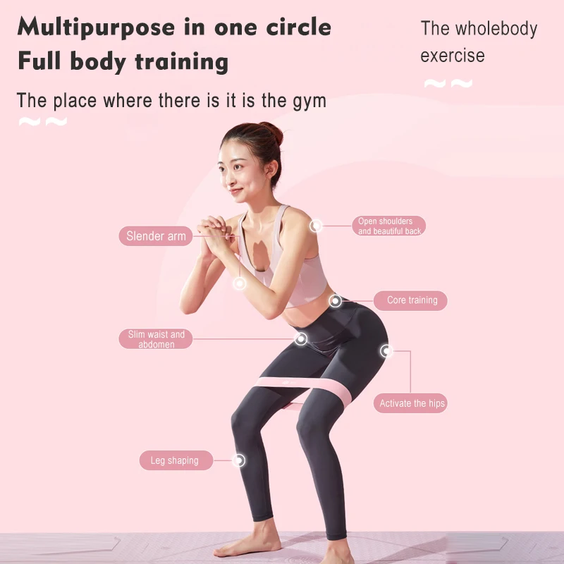 Custom Logo Home Gym Fitness Resistance Pull Up Bands 6 Level Latex Rubber Gym Fitness Resistance Pull Up Bands Set