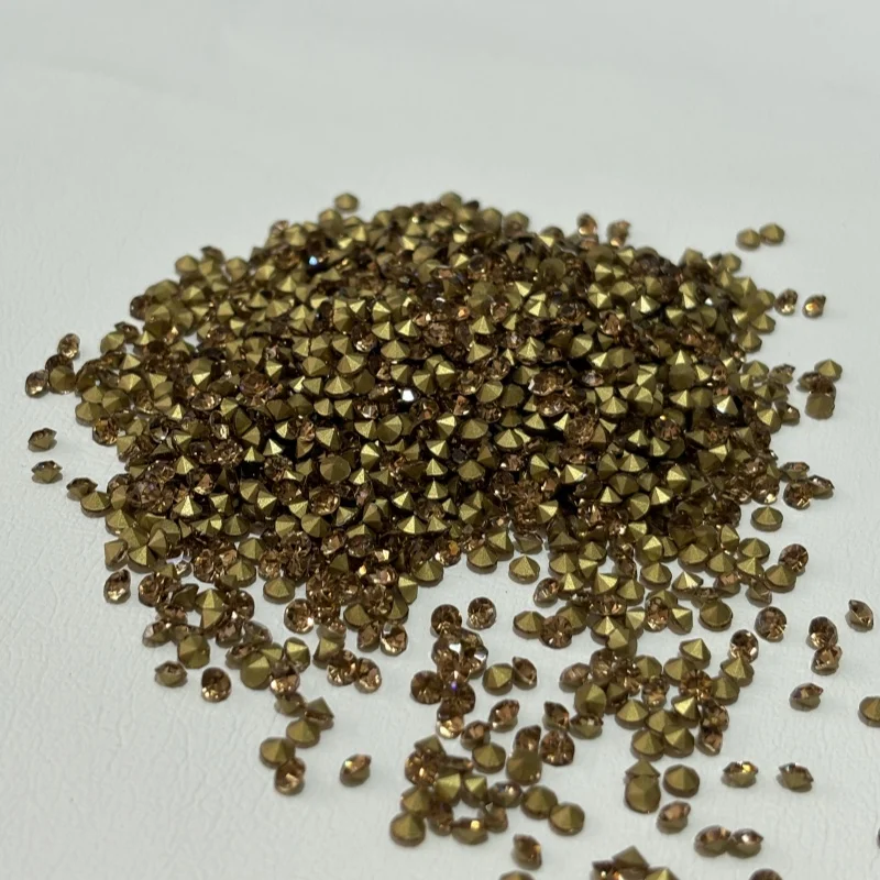 Factory Wholesale SS18 Pointback Crystal Rhinestone Nail Art DIY Decoration Materials