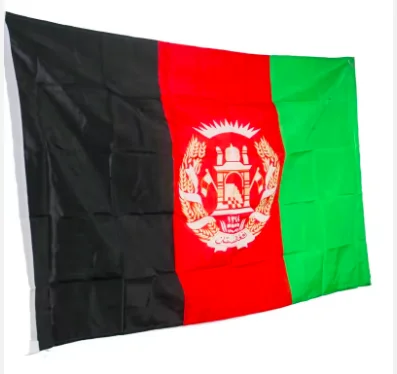Custom Print Promotional Outdoor Polyester 3 X 5 Ft National Afghanistan Flag