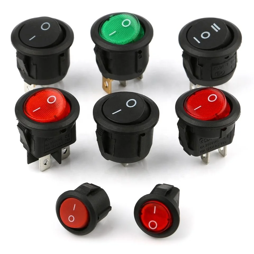 Переключатель 2/3 положения 250 В 6А, 2/3 штырьков, выключатель постоянного тока, переключатель питания для детей, катания на игрушечных машинах