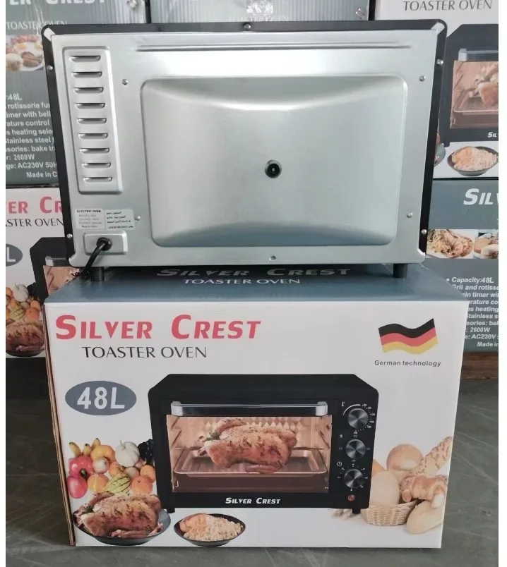 48L Manufacturer Factory Price Electric Oven Pizza Oven Bakery Home Stainless Steel Chicken Oven