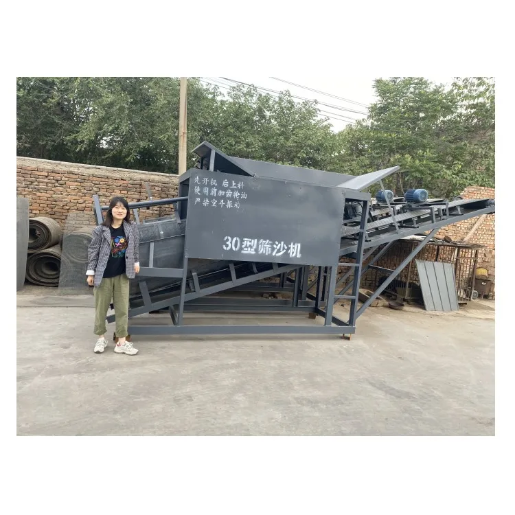 Double Deck Portable Stone Crusher Round Circular Vibrating Screen Rock Sand Screening Sand Trommel Screening Machine for Sale