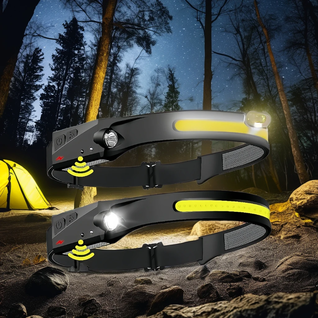 Factory Wholesale Waterproof High Power Usb Rechargeable Headlight Tactical Head Light Led Headlamp