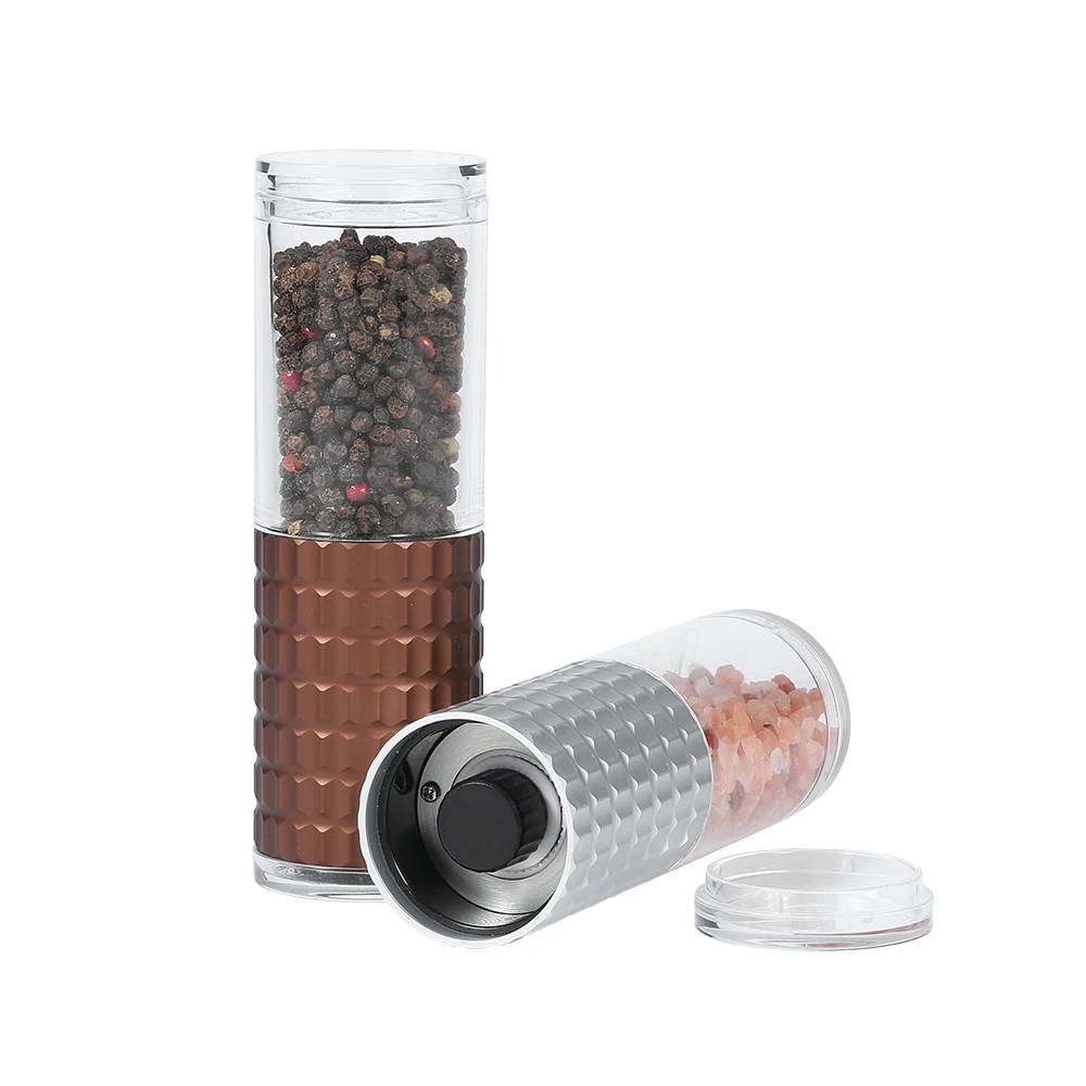Kitchenware ABS Salt Spice & Pepper Grinder Set With High Quality Ceramic Core ,Herb Grinder/Herb Mill/Spicy Grinder