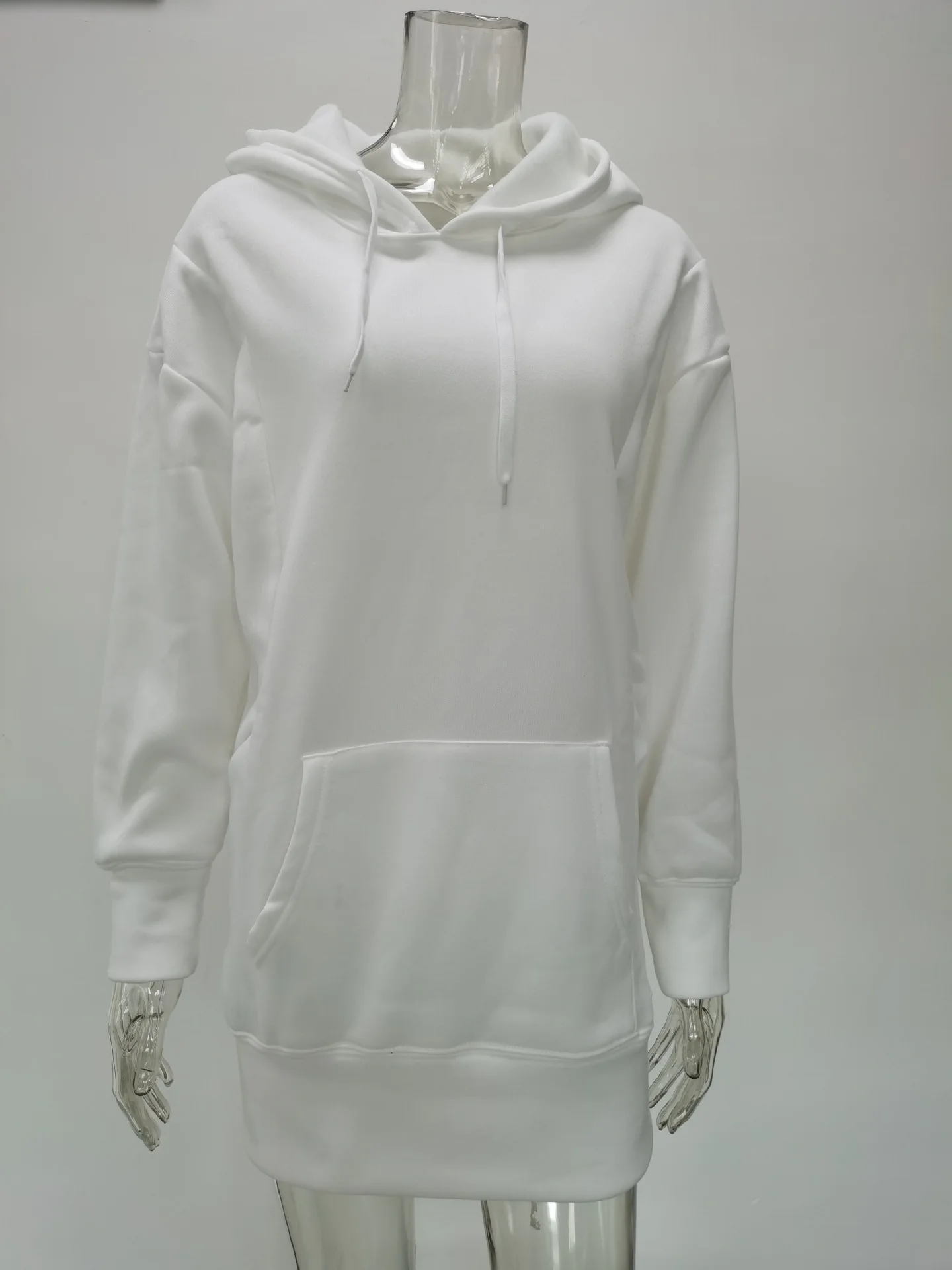 Pullover Sweatshirt Short Set Sexy Deep O Neck Oversized Zip Up custom hoodie Womens Dress plus size