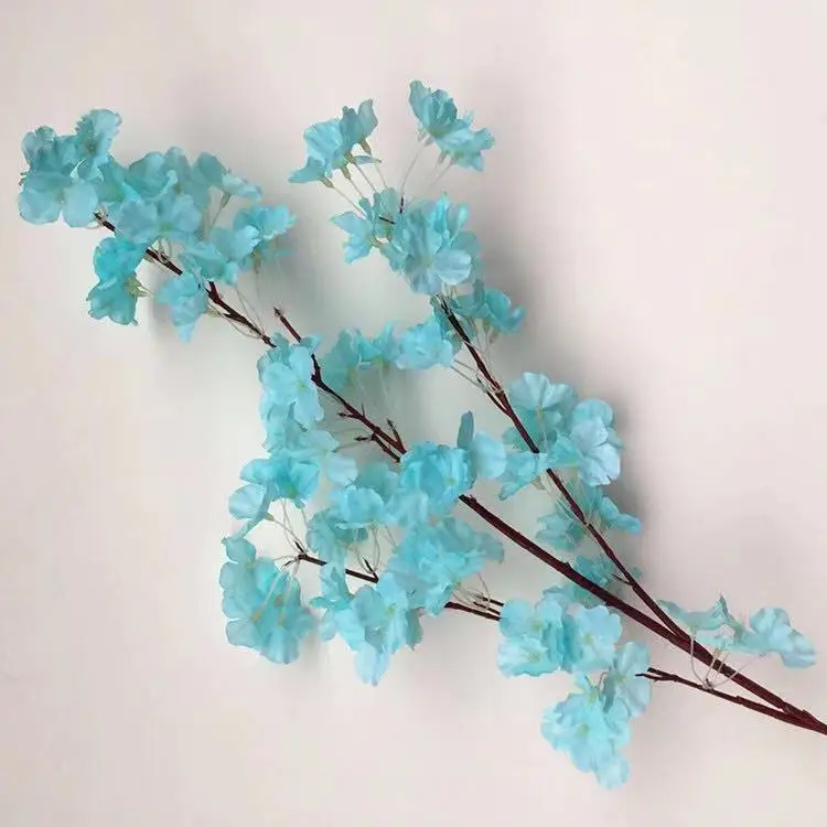 Fancy wedding cherry blossoms road lead artificial flower tree