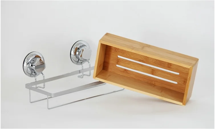 hot selling bamboo soap box bamboo bath display rack
