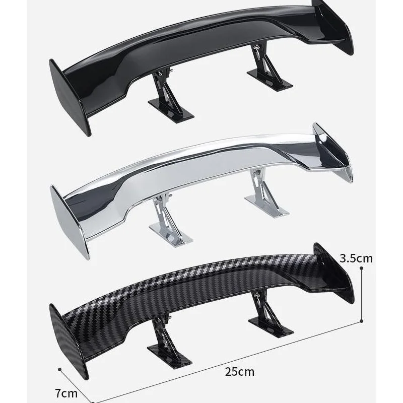 Universal Car Personality Decorative ABS Plastic Mini Small Tail Wing Rear Spoiler