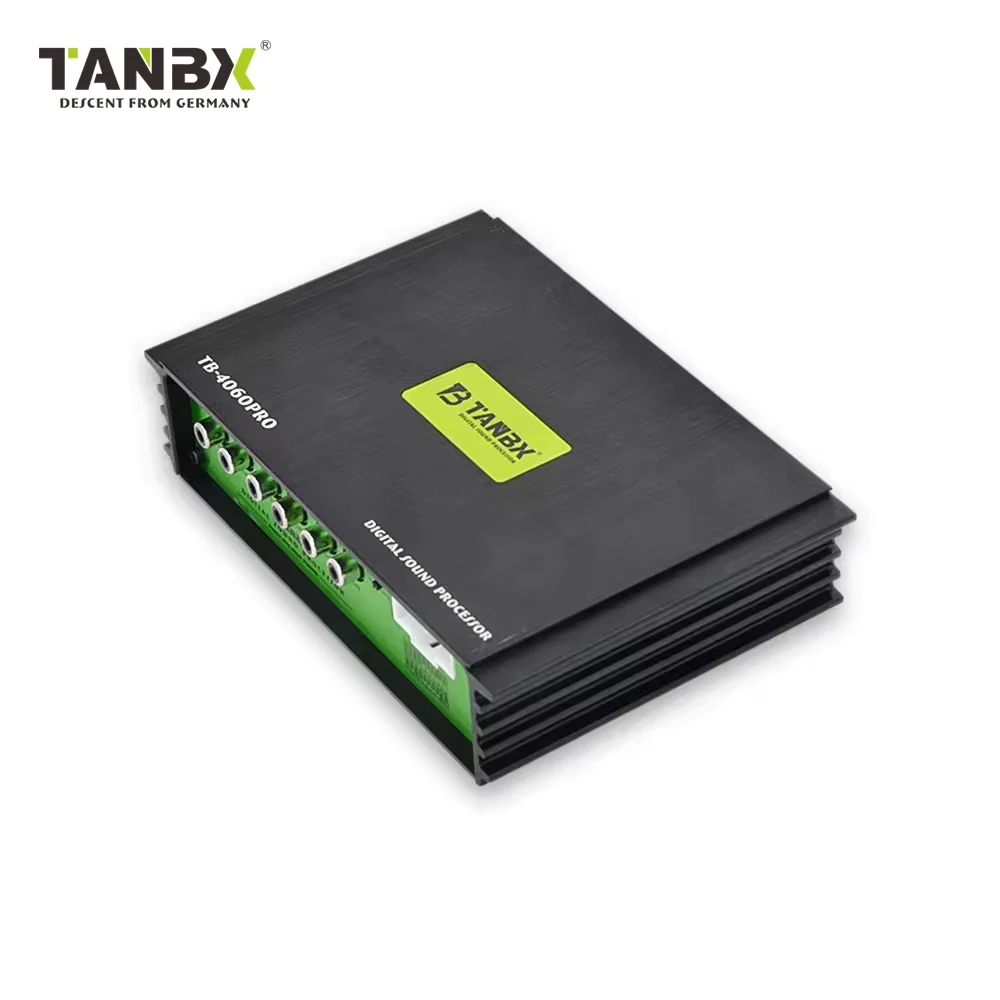 new design lossless special bluetooth 4 channel car audio DSP amplifier processor support computer / android phone 4 in 6 out