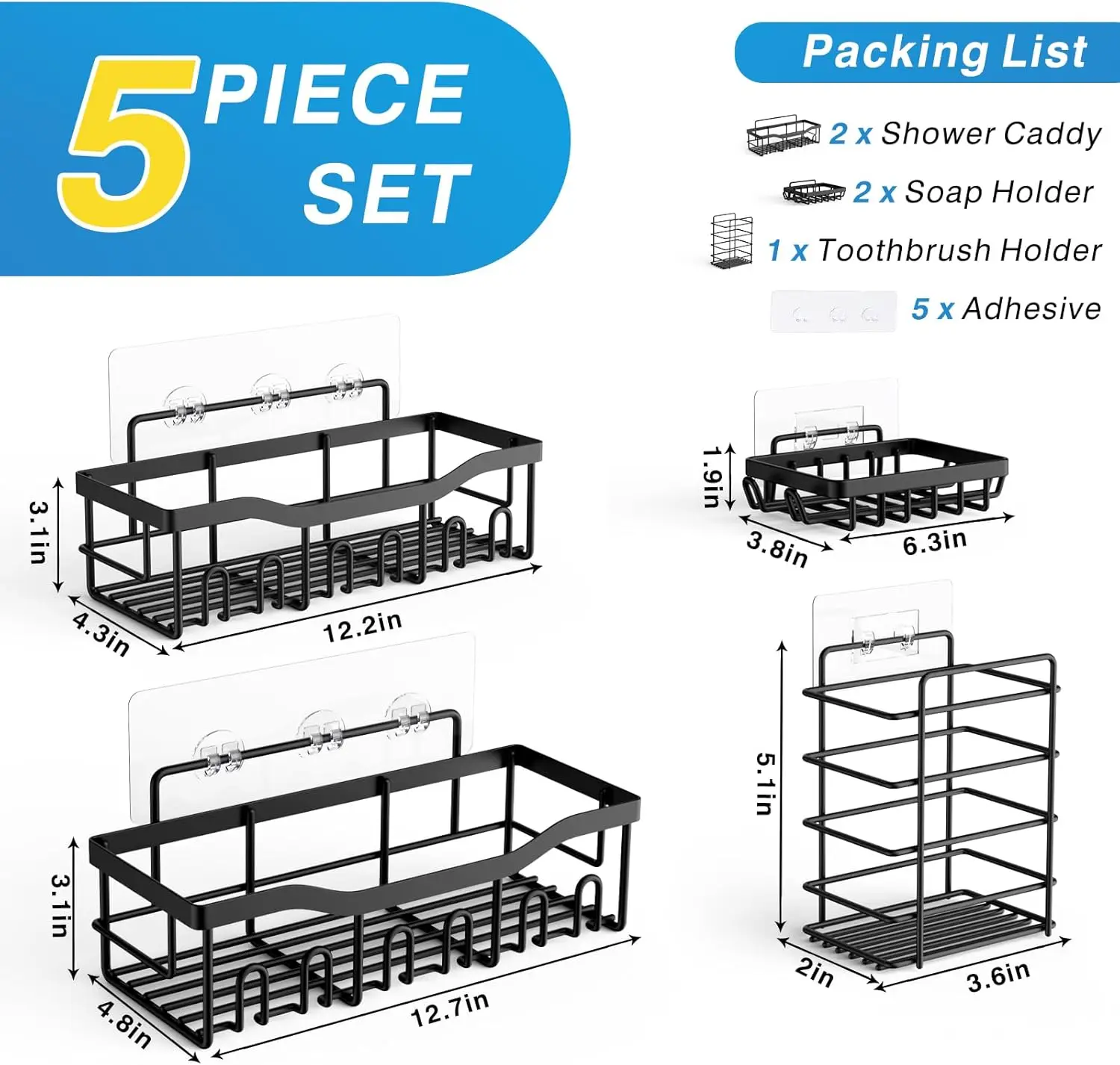 Metal Wall-mounted Toilet Rack Organizer Bathroom Organization Corner Storage Shelf Accessories