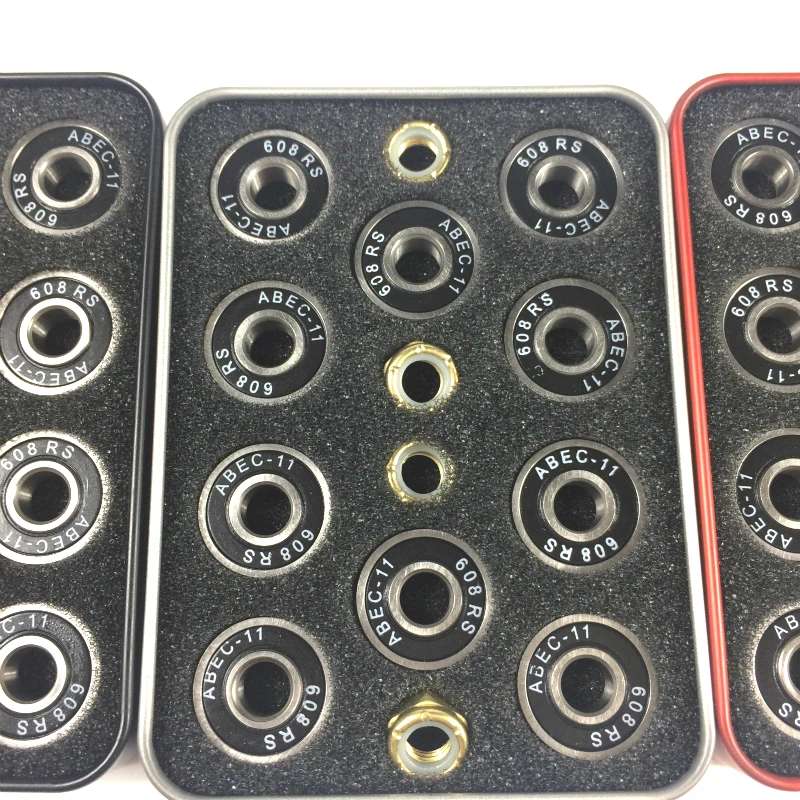 
 Скейтборд подшипник 10 шт. в коробке ABEC-11 Профессиональный Скейтборд Подшипники износостойкая бесшумный высокоскоростной вращающийся подшипник  