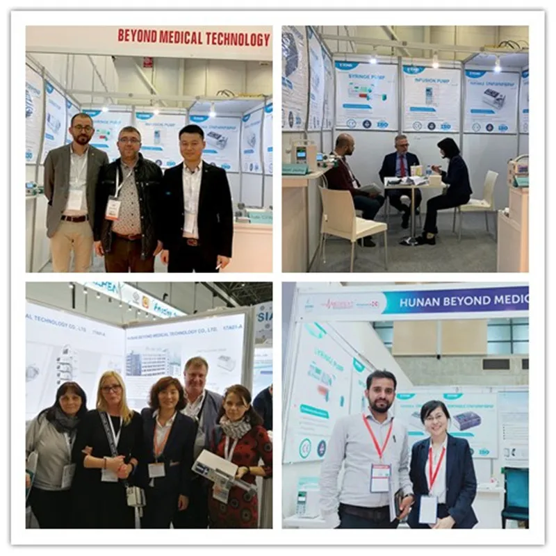 BYOND 3.5 inch LCD touch screen portable Cheap Price Medical V Infusion Pump with WIFI function