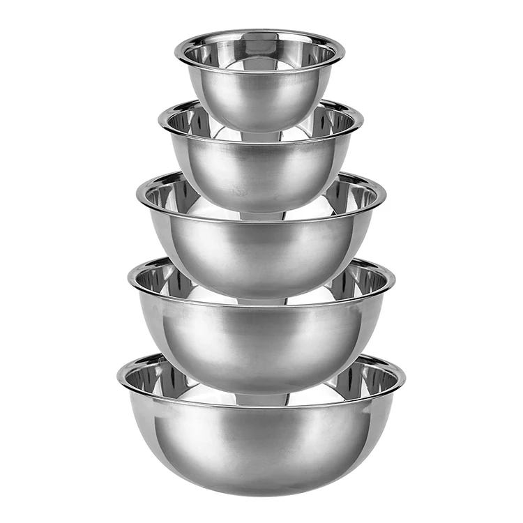 5 упаковок высококачественных принадлежностей для выпечки приготовления пищи сервировки миски набор из нержавеющей стали