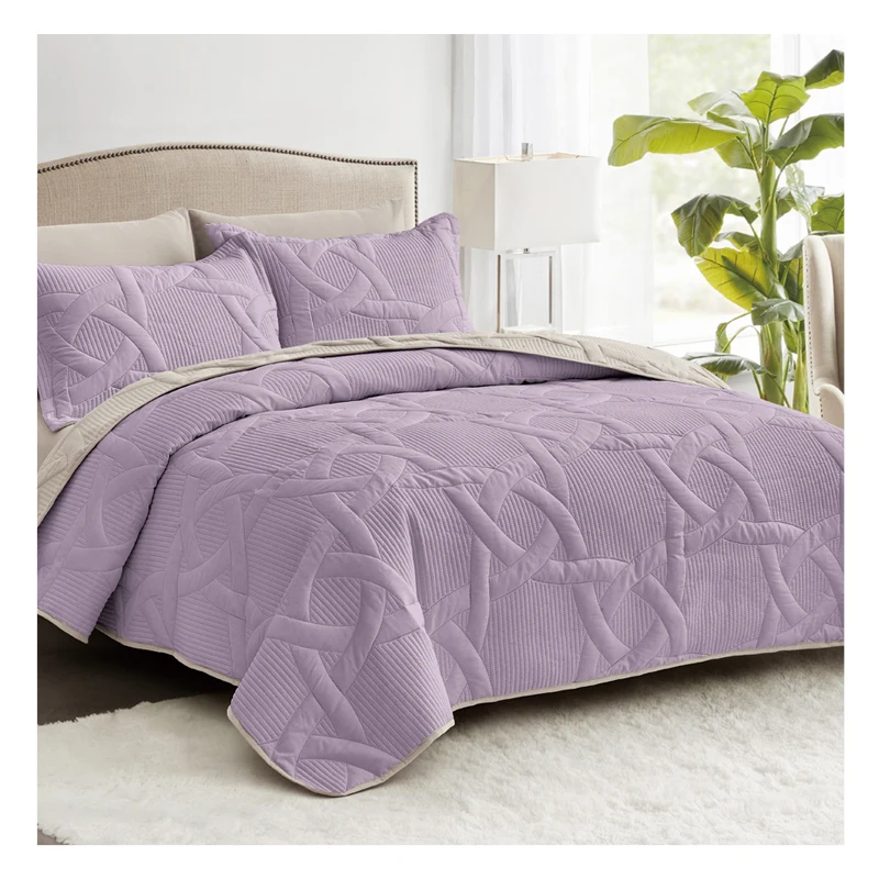 cheap embroidered bedspreads and quilts wholesale luxury microfiber