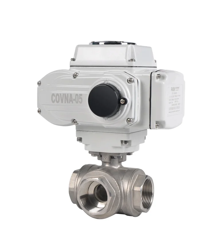 Covna Electric Ball Valve DN50 Welded On Off Type Motorized Electric Flow Control Electric Water Ball Valve