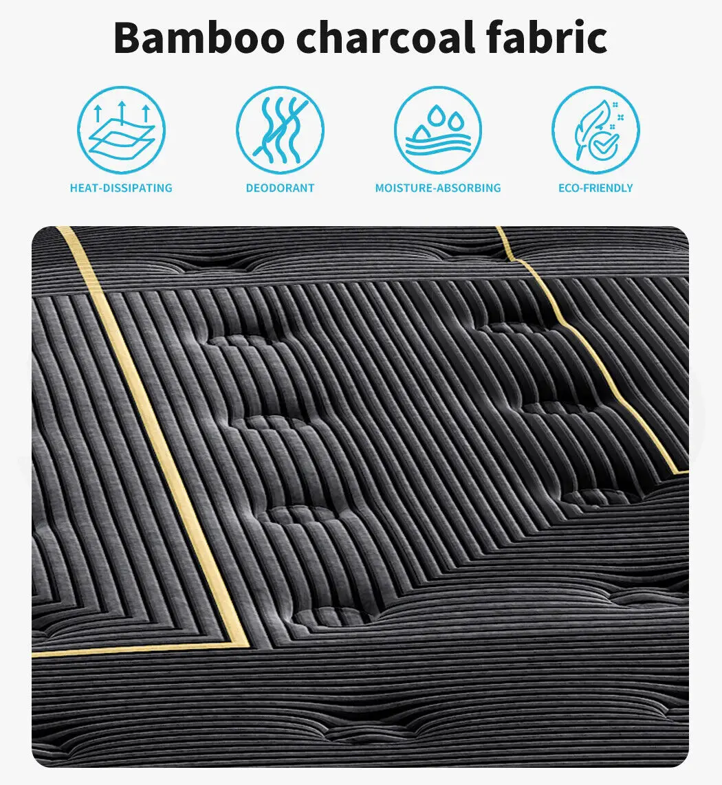 Latin America hot sell mattress Double side foam cooling touch Spring Mattress Euro Top Queen Double King Single Bed 35CM