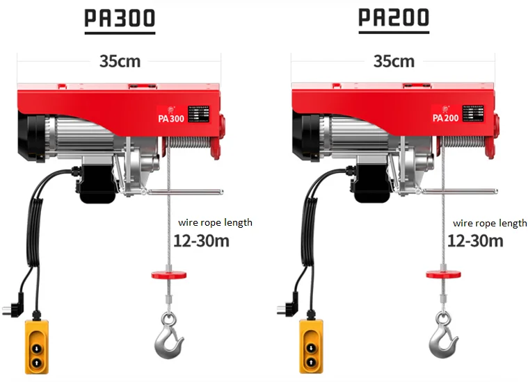 
wholesale mini electric hoist 100kg small electric winch for hoist cheap price 