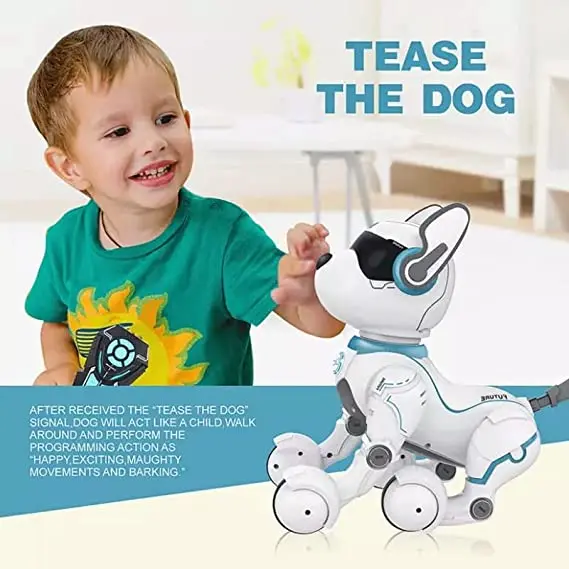 Toy Dog Robot Voice Control Programmable for Smart Kids