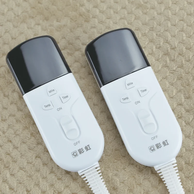 Super soft Sherpa large electric heating blanket with timer 2/4/12 hours automatic switch-off and 3 heating levels ,Washable