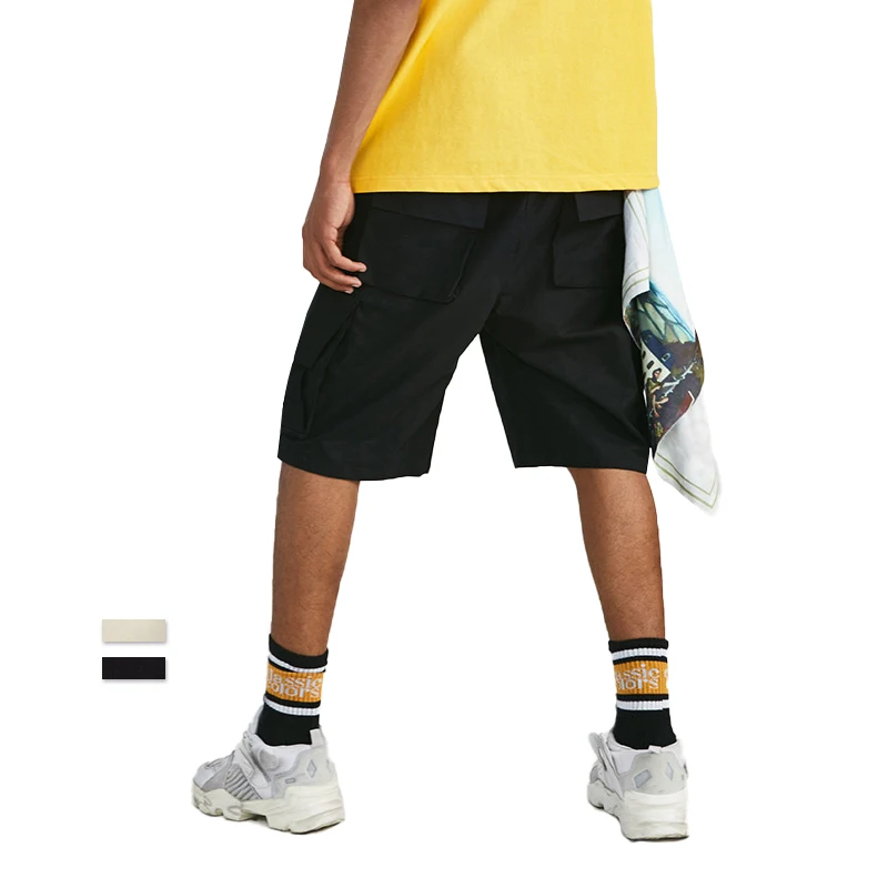 summer  New Mens Shorts Long Drawstring Fashion Sports Streetwear Shorts