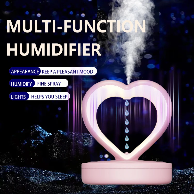 Anti Gravity USB Air Humidifier Ultrasonic Air Purifier 800ML Levitating Water Drops Mist Maker Fogger Perfume Aromatherapy X520