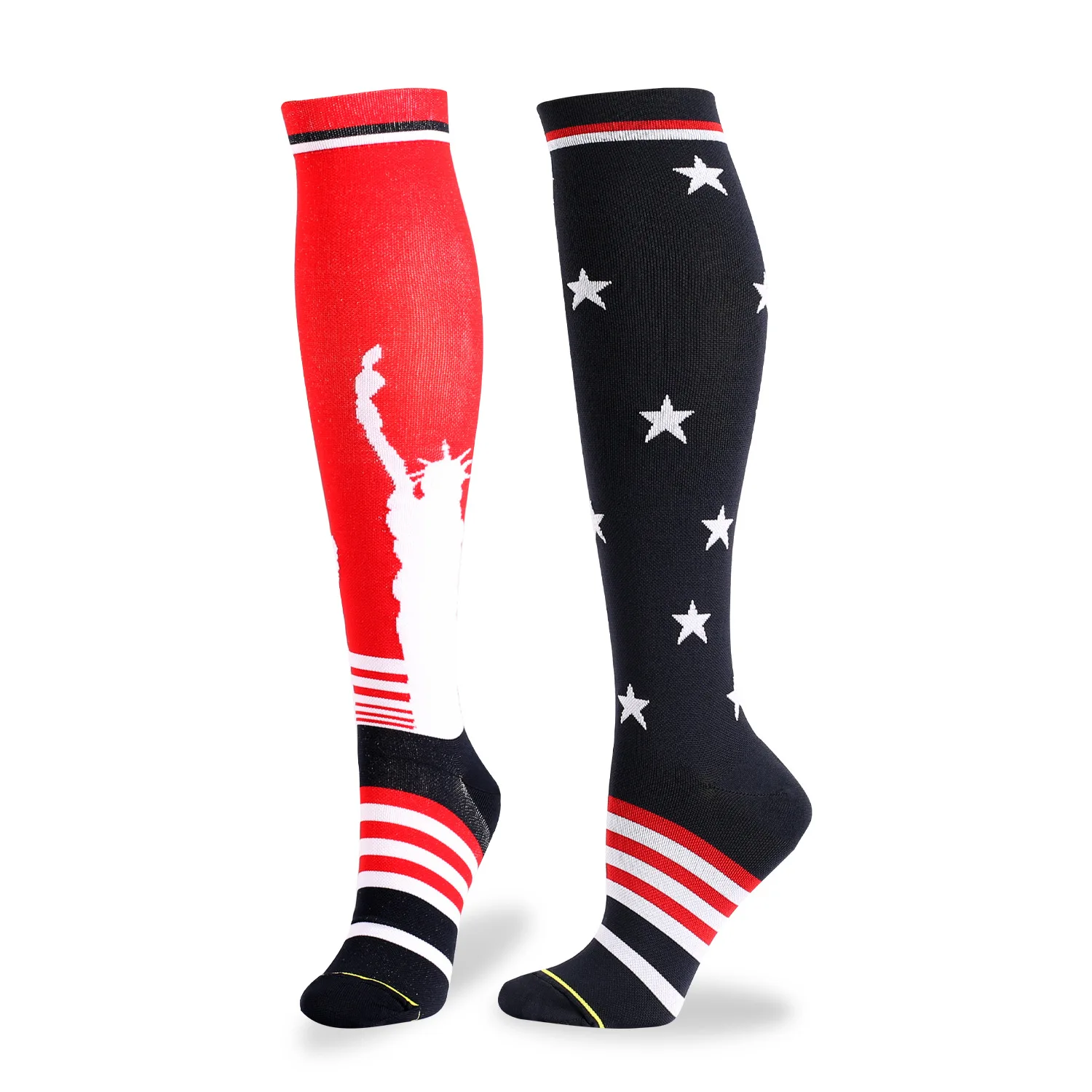 New flag  compression stockings Outdoor sports compression socks
