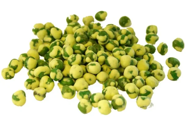 Healthy Snacks to Sell Yellow Wasabi Flavor Green Peas High Nutrition and Protein in Bulk Packing