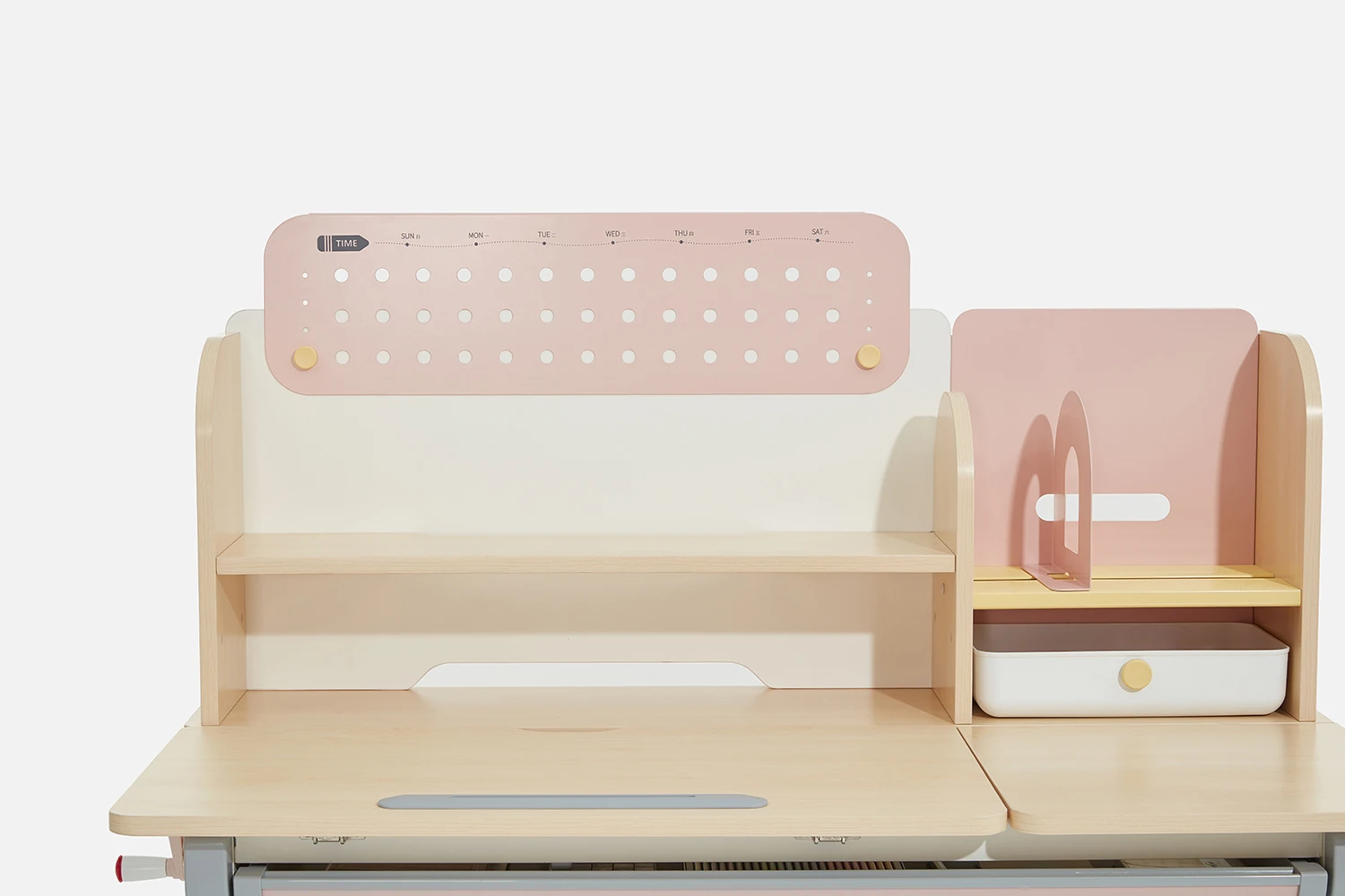 
2M2KIDS Children Furniture Sets Adjustable Desk Wood Eco-friendly Table with Drawer Ergonomics Wooden Kids Desk 